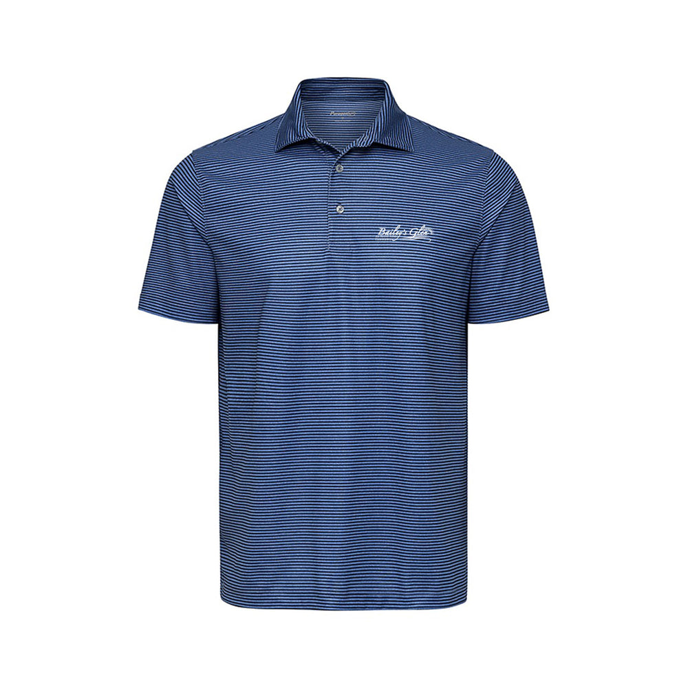 Bailey's Glen - Aiken Heather Polo (Blue Heather/Navy)