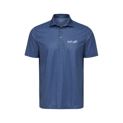 Bailey's Glen - Aiken Heather Polo (Blue Heather/Navy)