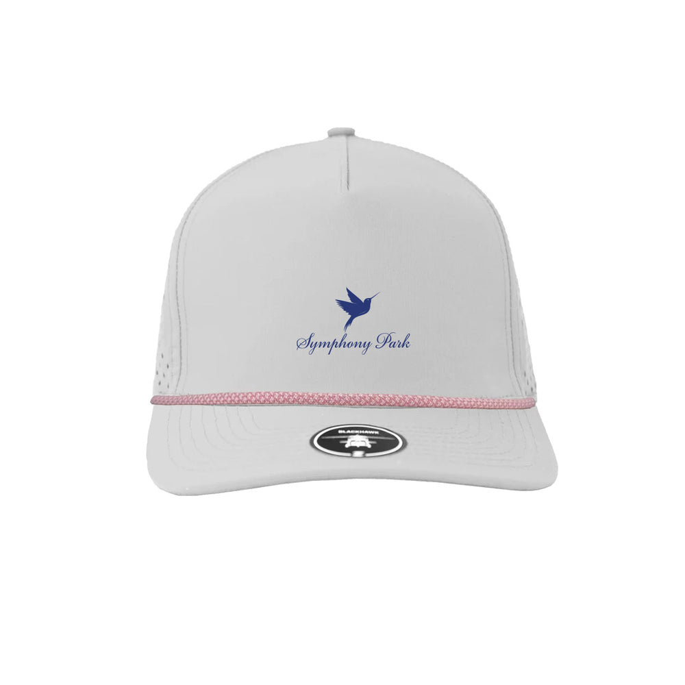Symphony Park - Blackhawk Rope Cap (White / Navy Thread)