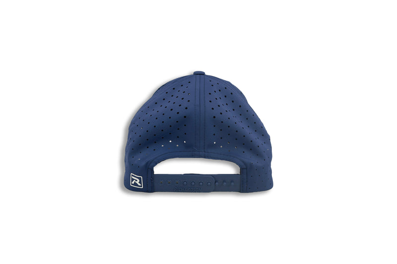 Richardson 632 Laser Perf cap, Navy, back