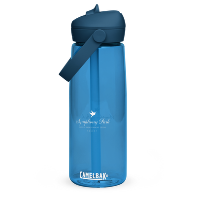Symphony Park - Flip Straw Water Bottle (Oxford Blue)