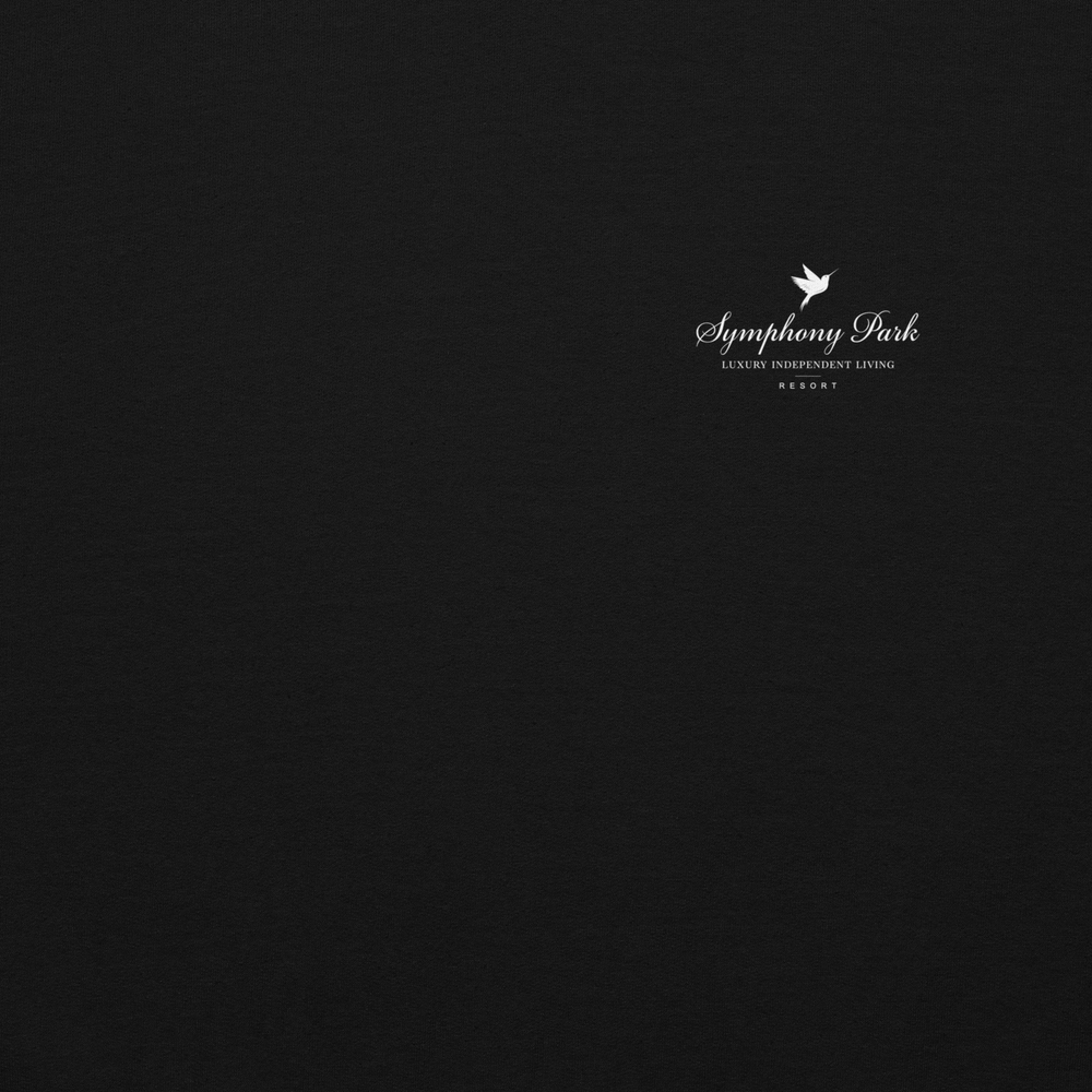 Black Symphony Park hoodie, front