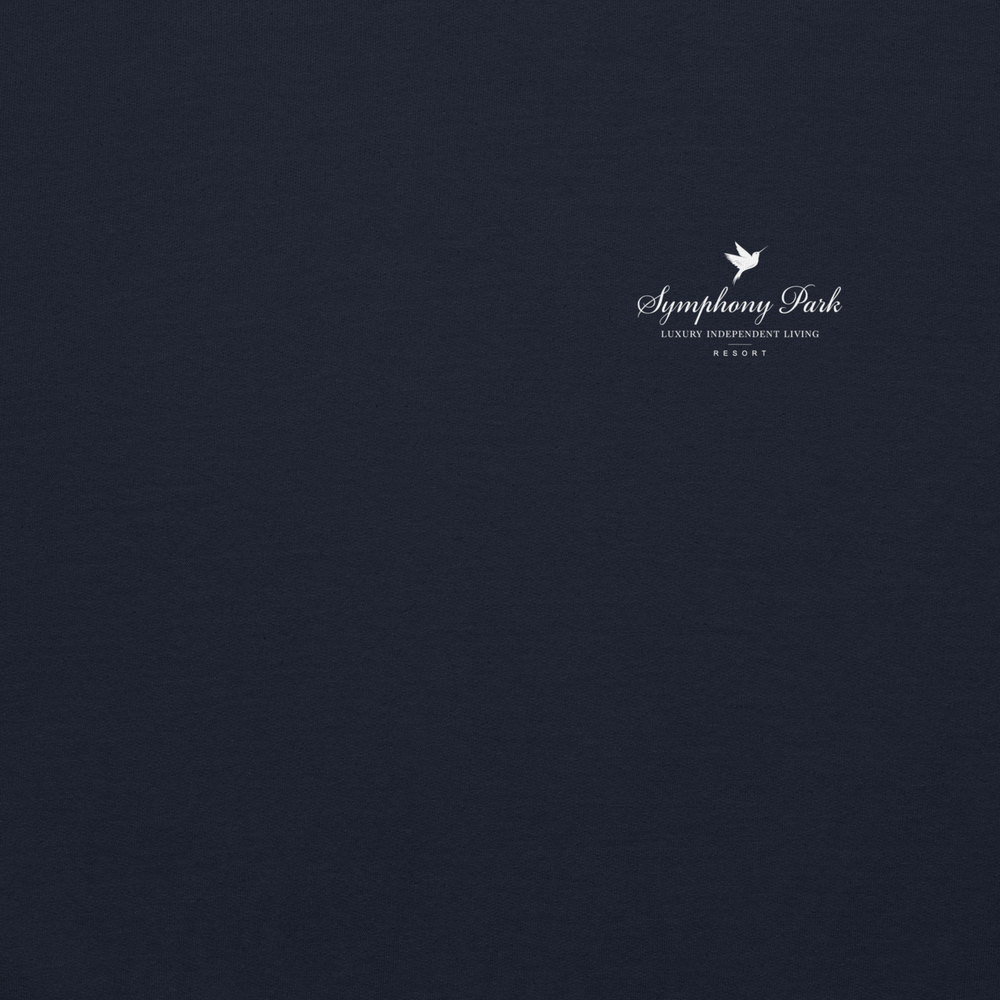 Navy Symphony Park hoodie, front
