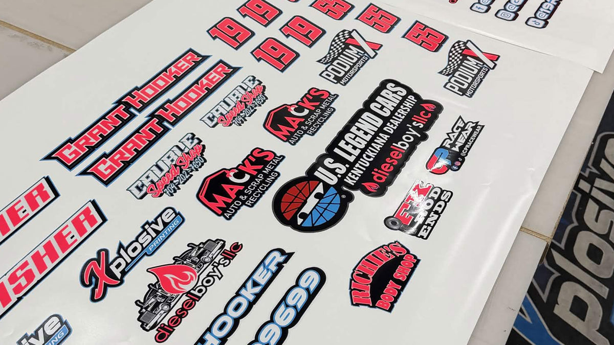 Sponsor decals