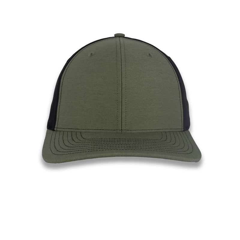 Richardson Split Twill Trucker - Loden/Black