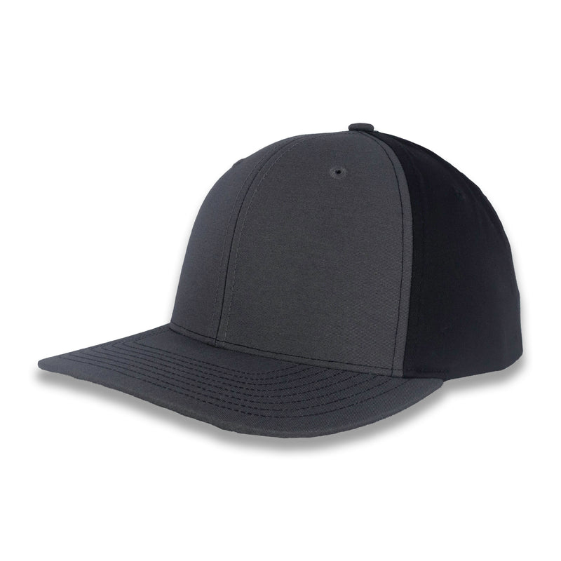 Richardson Split Twill Trucker - Charcoal/Black