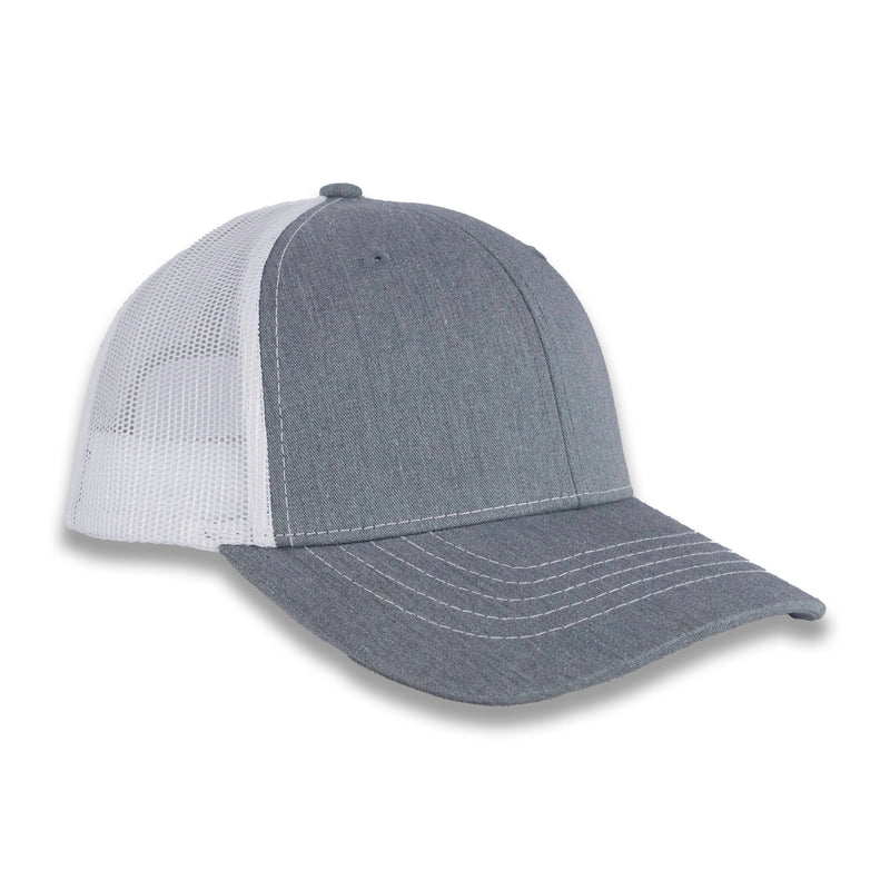 Richardson Youth Trucker Snapback Cap - Gray