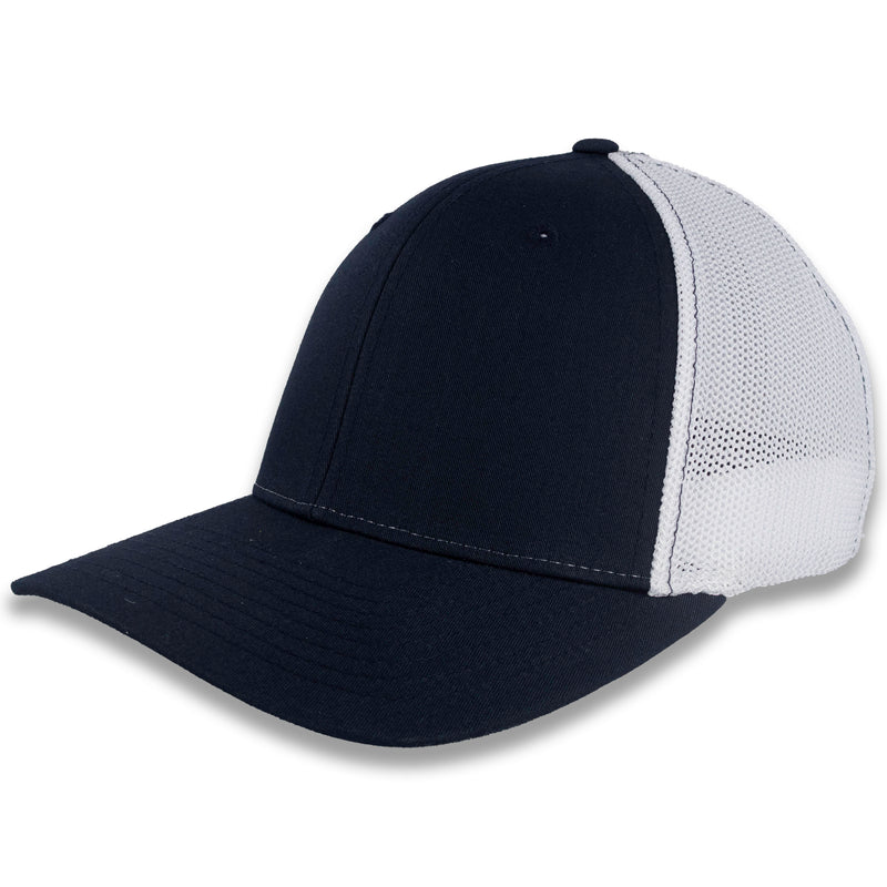 Richardson R-Flex Trucker Cap - Navy/White