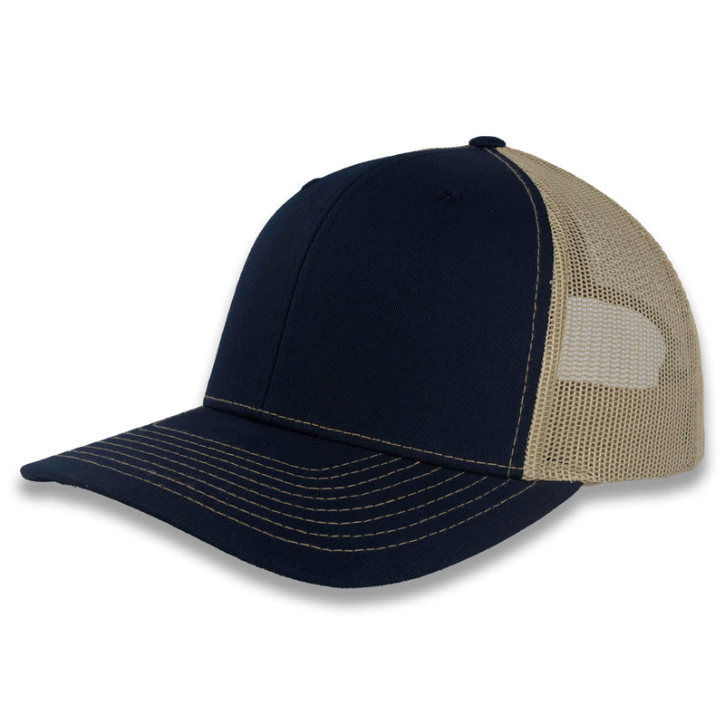 Richardson 112 Split Trucker - Navy/Khaki