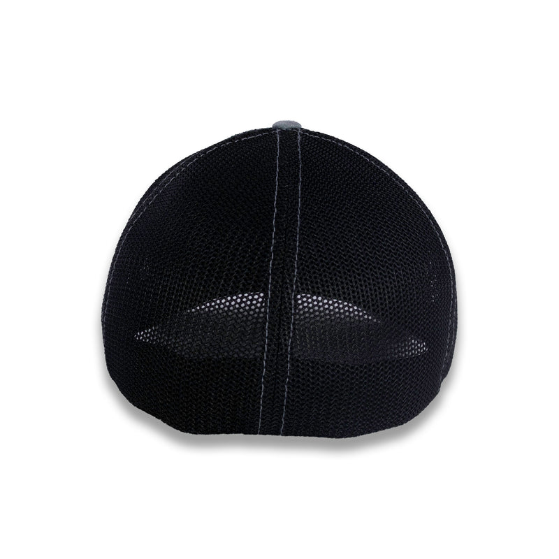 Richardson R-Flex Trucker Cap - Heather Gray/Black