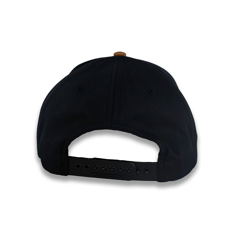 Richardson Split Twill Trucker - Caramel/Black
