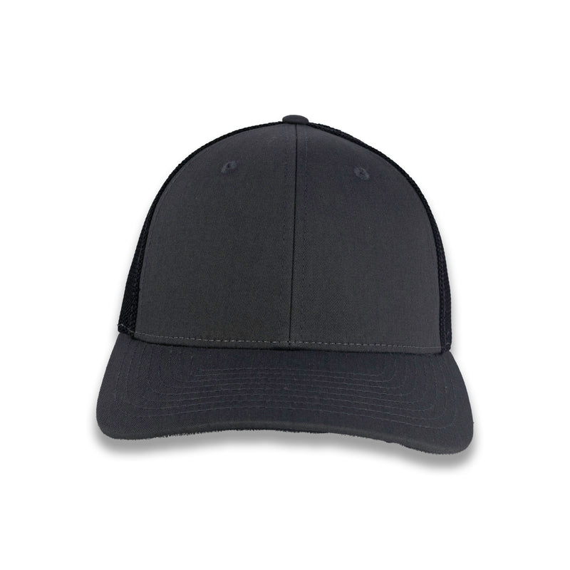 Richardson R-Flex Trucker Cap - Charcoal/Black