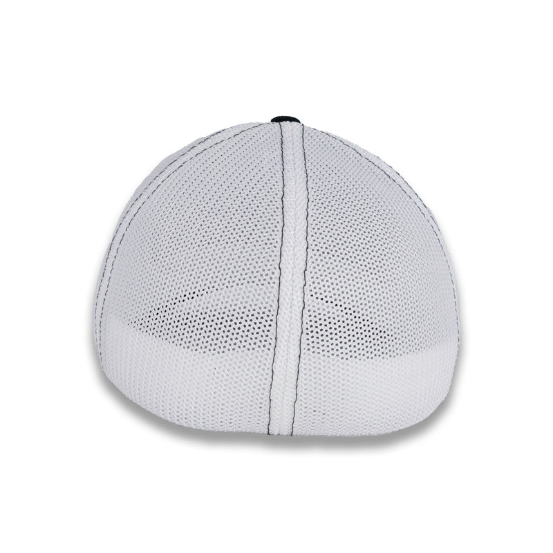 Richardson R-Flex Trucker Cap - Black/White