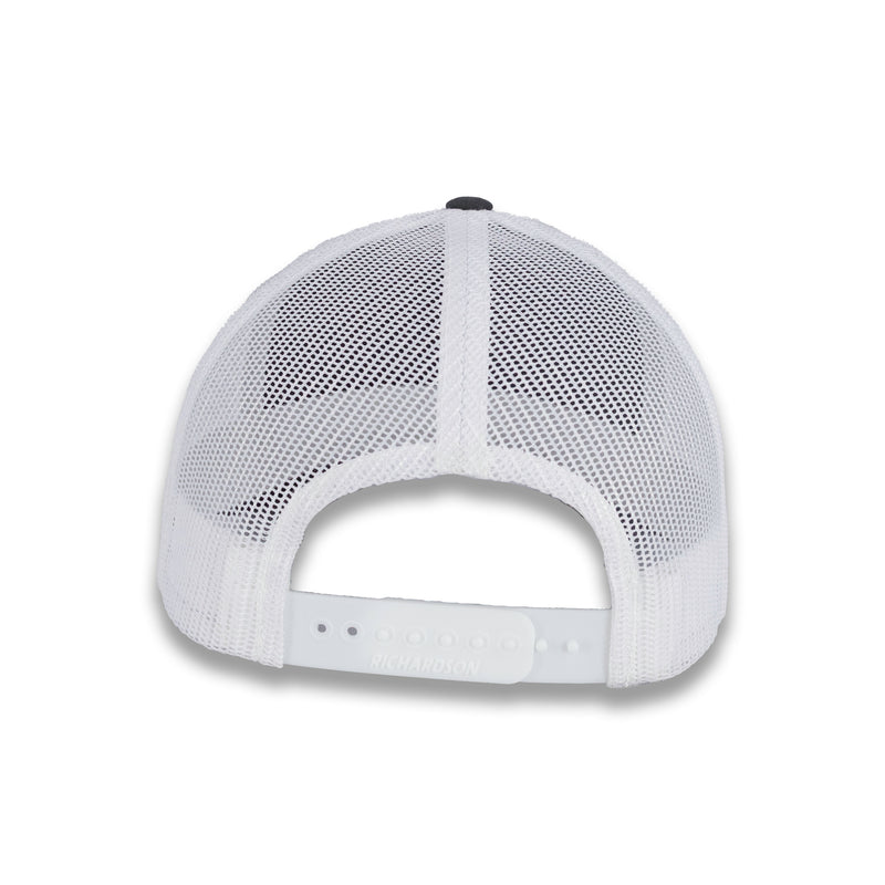 Richardson 112 Split Trucker - Charcoal/White