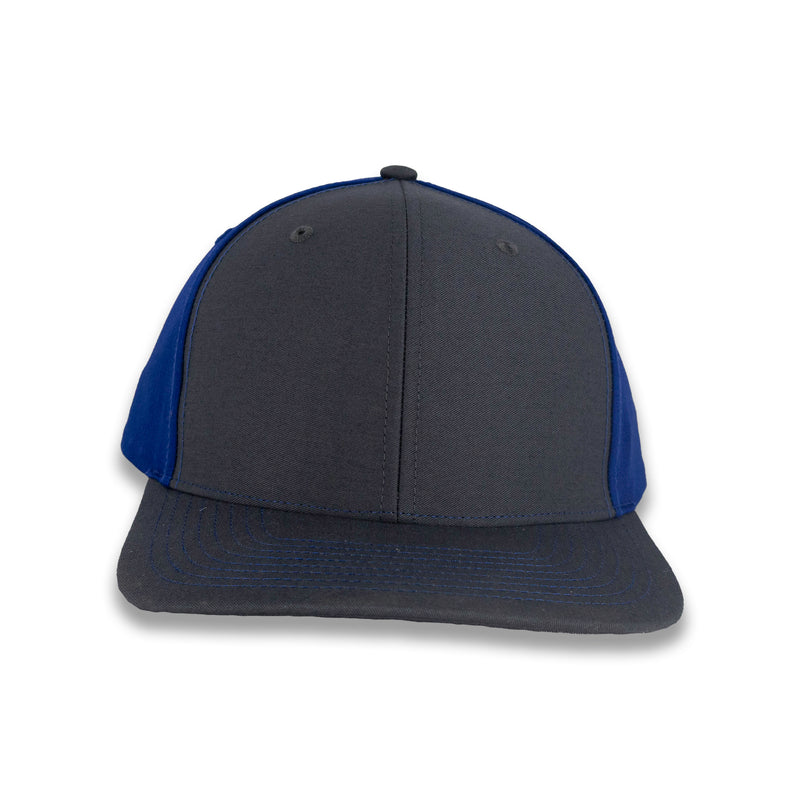 Richardson Split Twill Trucker - Charcoal/Royal