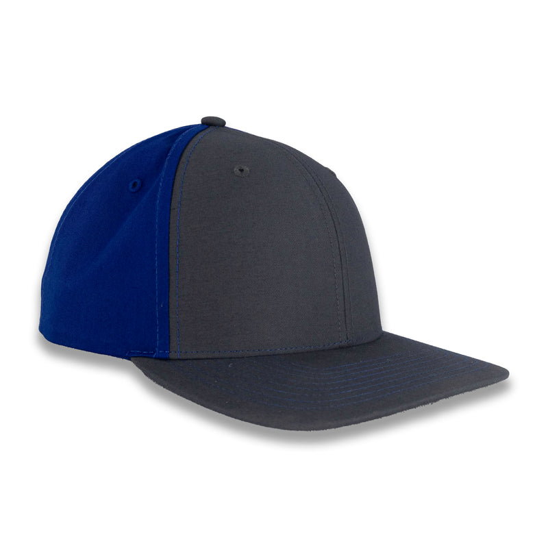 Richardson Split Twill Trucker - Charcoal/Royal