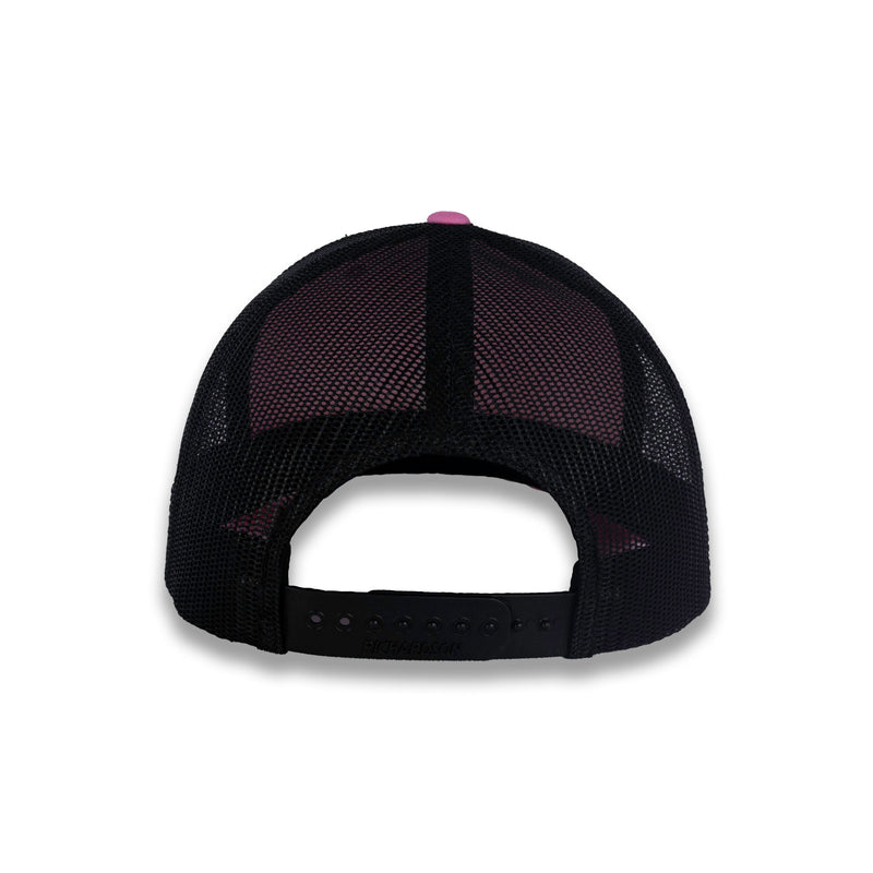 Richardson 112 Split Trucker - Hot Pink/Black