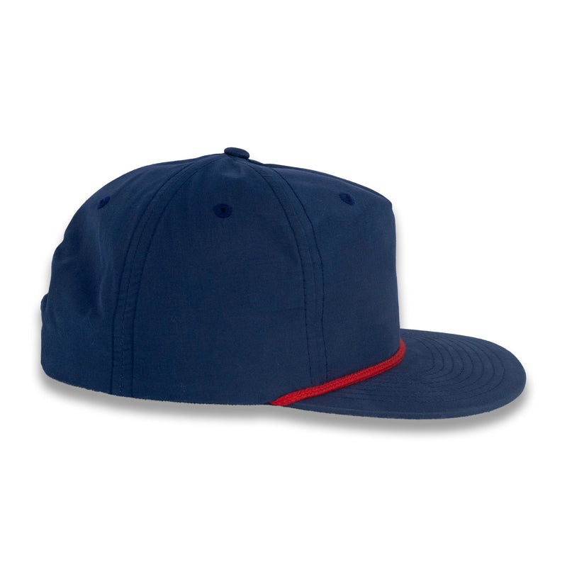Richardson Umpqua Gramps Cap- Navy/Red