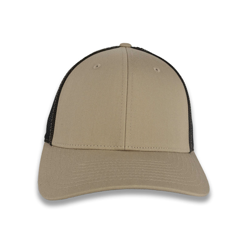 Richardson R-Flex Trucker Cap - Khaki/Coffee