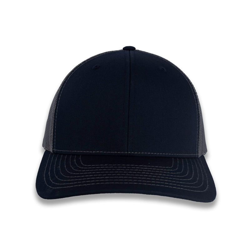 Richardson 112 Split Trucker - Navy/Charcoal