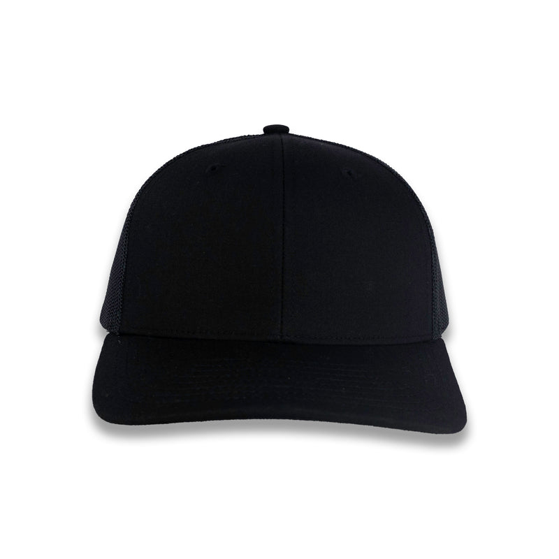 Richardson Youth Trucker Snapback Cap - Black