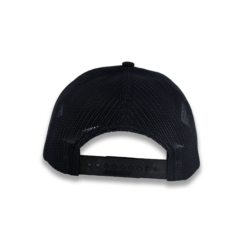 Richardson Youth Trucker Snapback Cap - Black