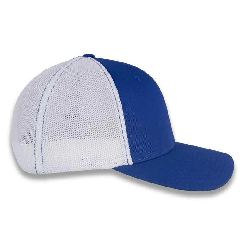 Richardson R-Flex Trucker Cap - Royal/White