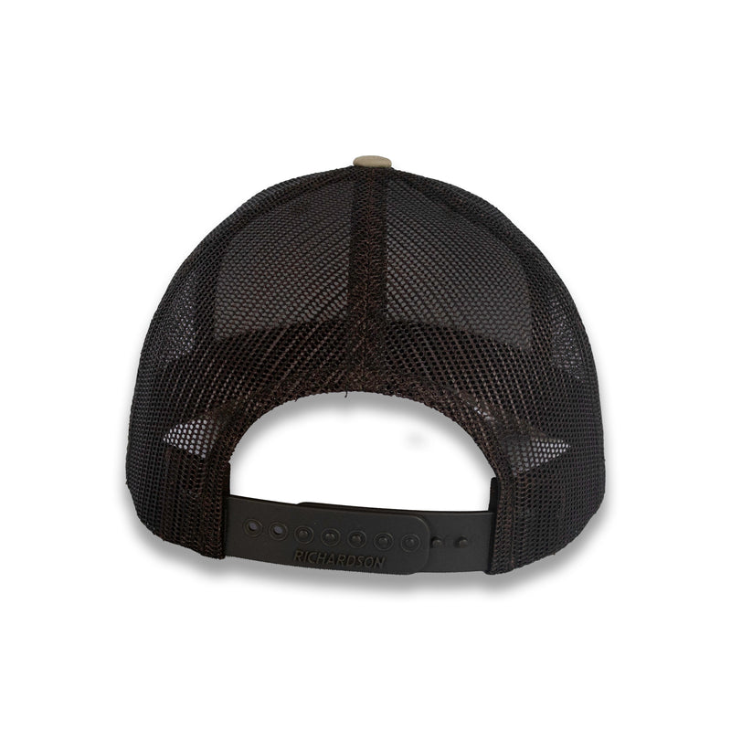 Richardson 112 Split Trucker - Khaki/Coffee