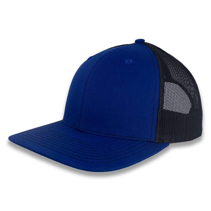 Richardson 112 Split Trucker - Royal/Black