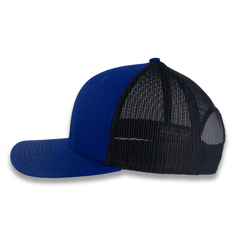 Richardson 112 Split Trucker - Royal/Black