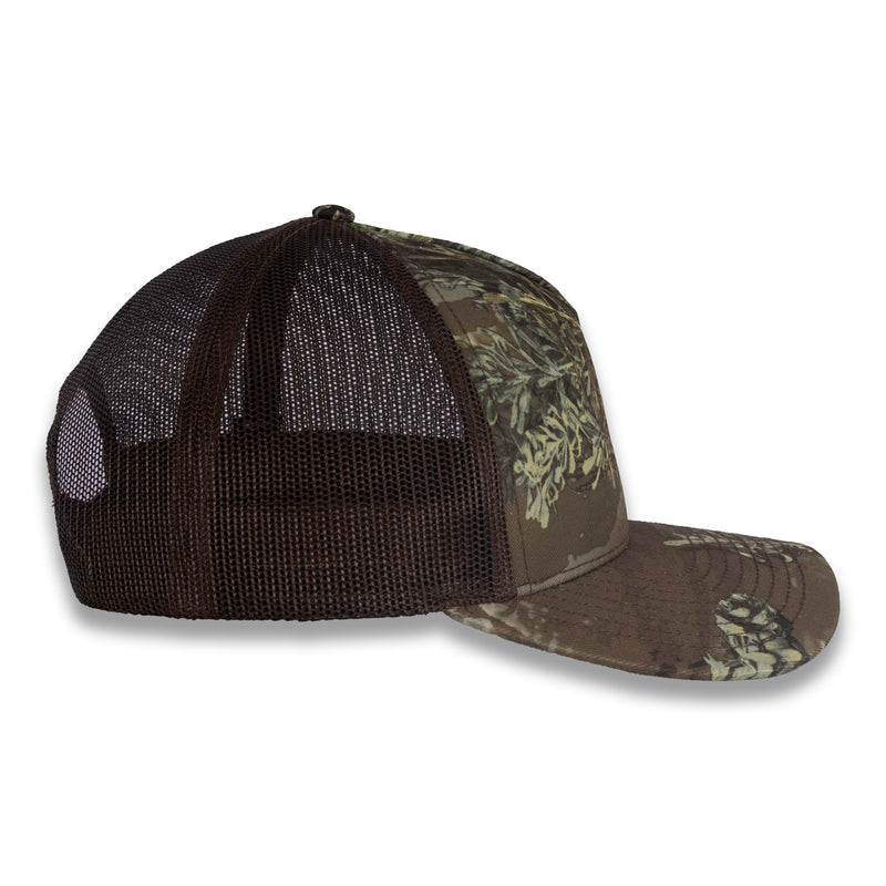 Richardson Five Panel Trucker - Realtree - Max-1 XT/Brown