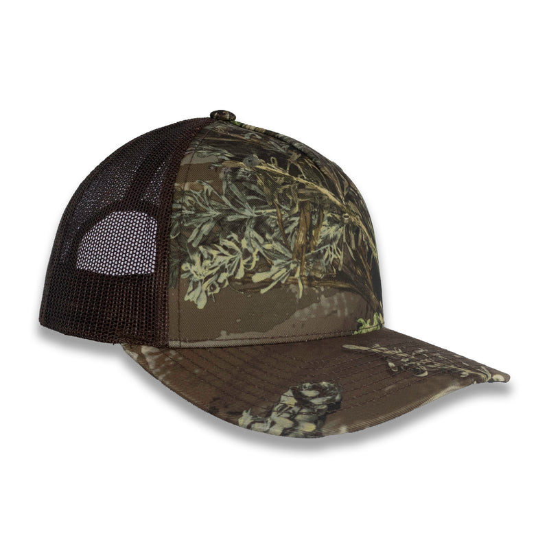 Richardson Five Panel Trucker - Realtree - Max-1 XT/Brown