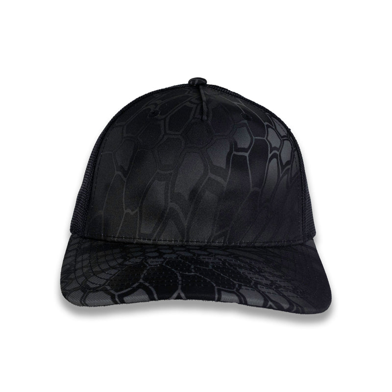 Richardson Five Panel Trucker - Kryptek - Typhon Black