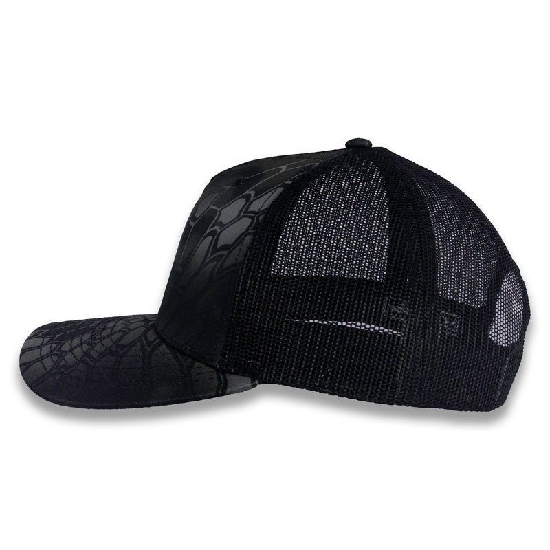 Richardson Five Panel Trucker - Kryptek - Typhon Black