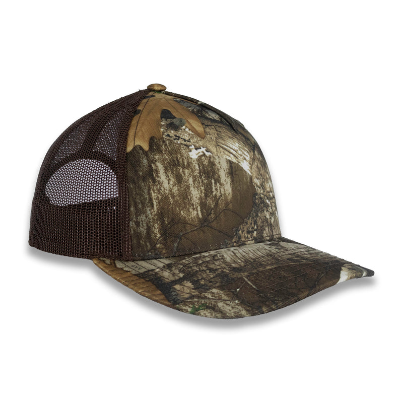 Richardson Five Panel Trucker - Realtree - Edge Brown