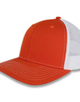 Richardson 112 Split Trucker - Orange/White
