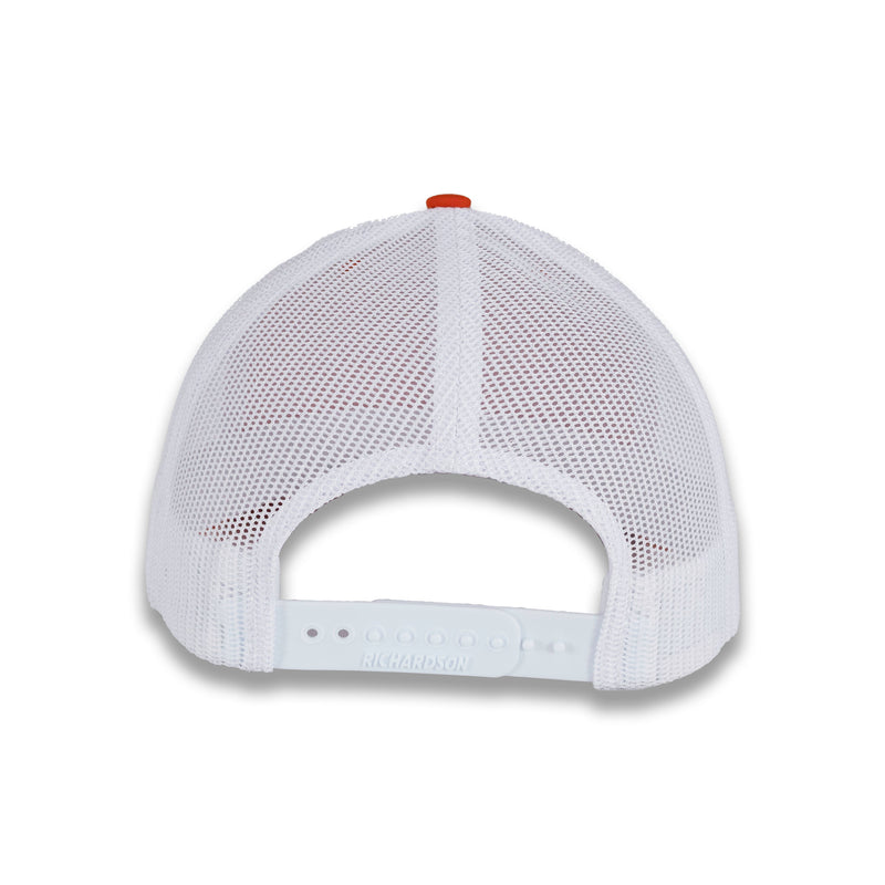 Richardson 112 Split Trucker - Orange/White
