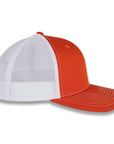 Richardson 112 Split Trucker - Orange/White