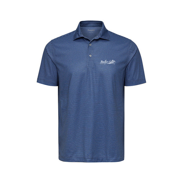 Bailey's Glen - Aiken Heather Polo (Blue Heather/Navy)