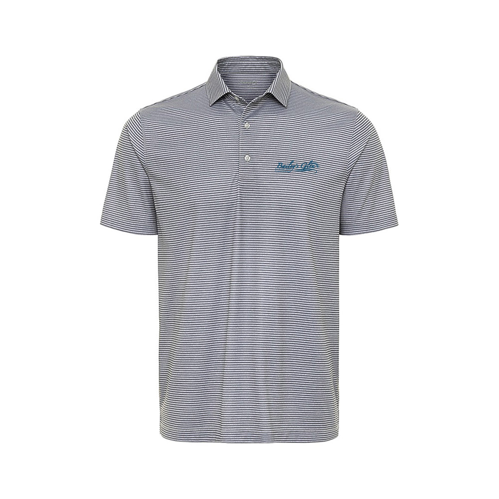 Bailey's Glen - Aiken Heather Polo (Steel Heather/Charcoal)