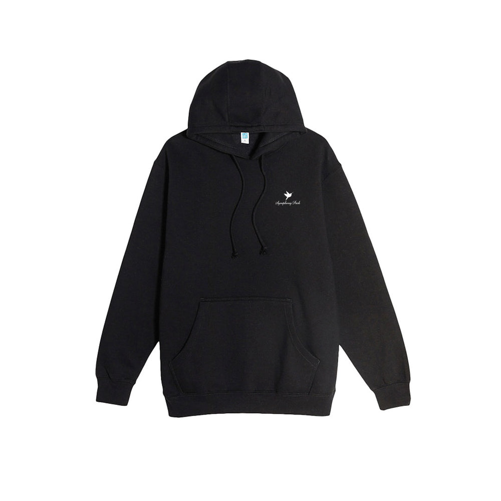 Symphony Park - Heavyweight Pullover Hoodie (Black / White Thread)