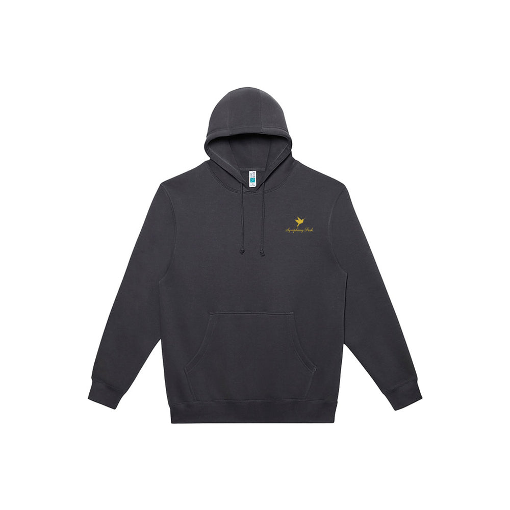 Symphony Park - Heavyweight Pullover Hoodie (Smoke / Gold Thread)