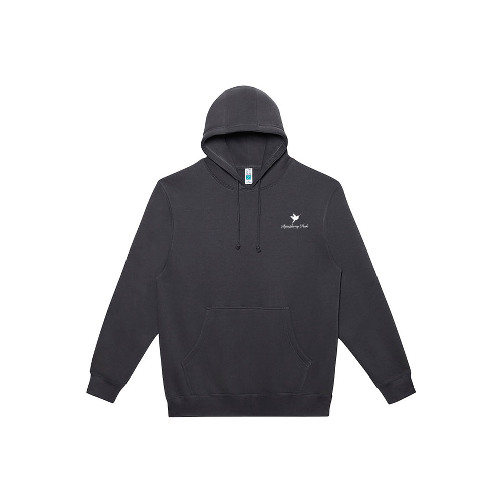 Symphony Park - Heavyweight Pullover Hoodie (Smoke / White Thread)