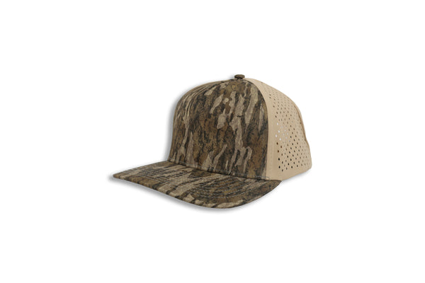 1010 five-panel performance cap, Mossy Oak Camo, right turn