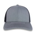 Richardson 112 Split Trucker - Heather Gray/Black