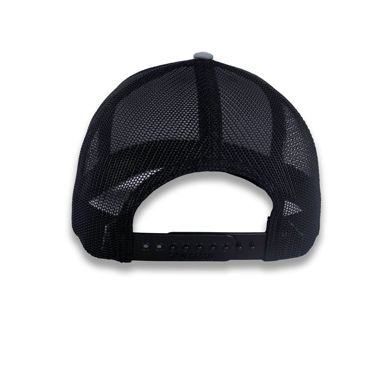 Richardson 112 Split Trucker - Heather Gray/Black