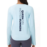 QCMR - Long Sleeve Running Top (Light Blue)