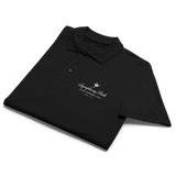 Black Symphony Park premium pique polo, alternate view