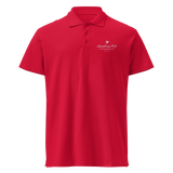 Red Symphony Park premium pique polo, front