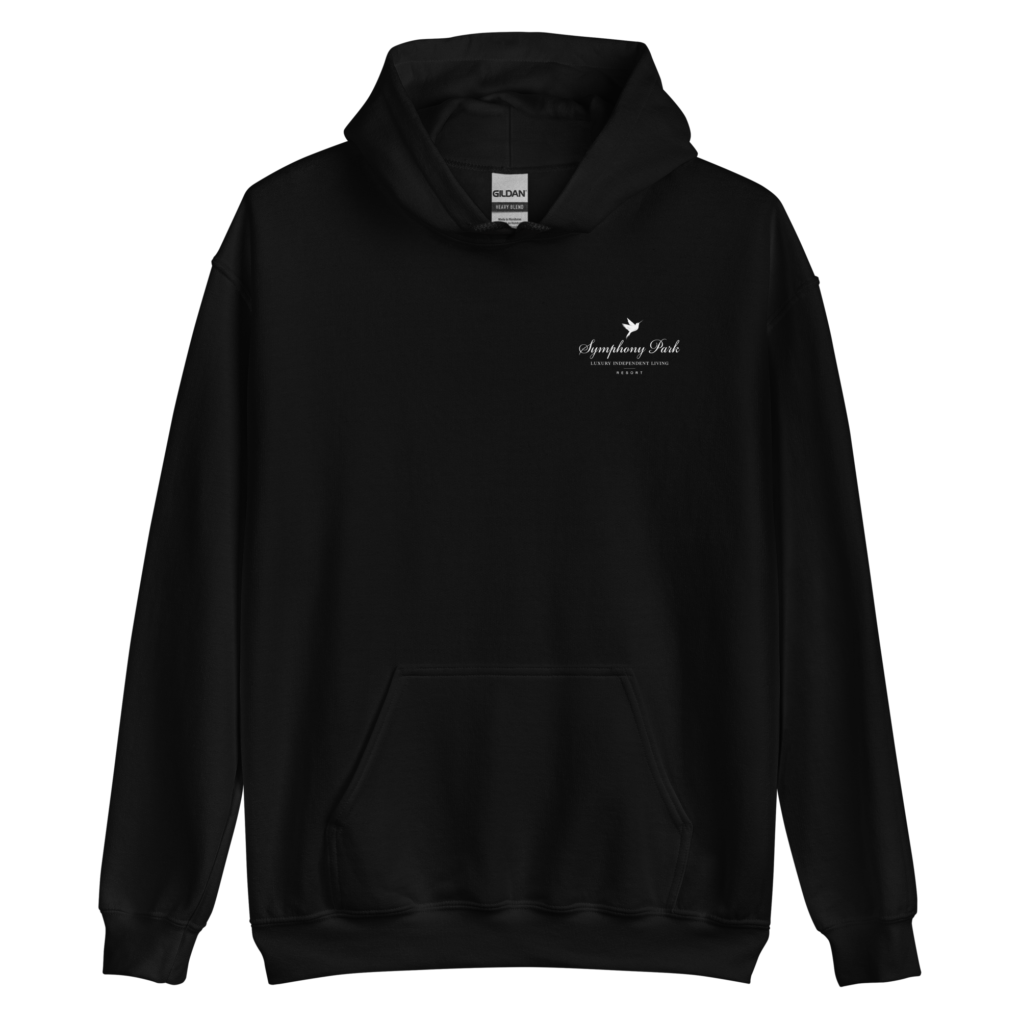 Black Symphony Park hoodie, alternate view